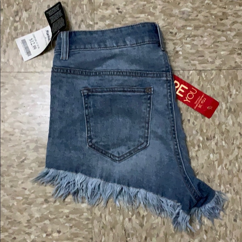 Denim shorts